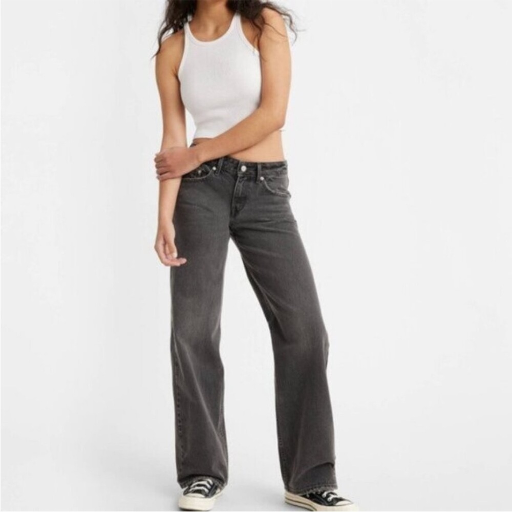 Levi's Women's Low Loose Gray Jeans